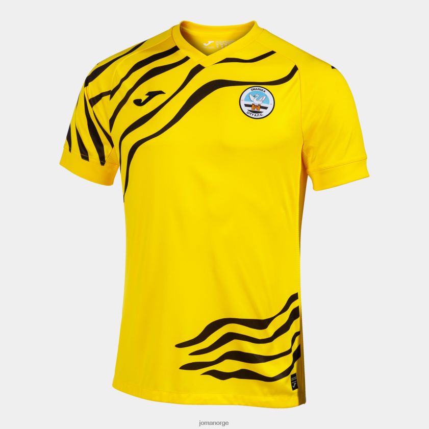 nei Joma skjorte kortermet keeper swansea 22/23 gul FBD0T03497