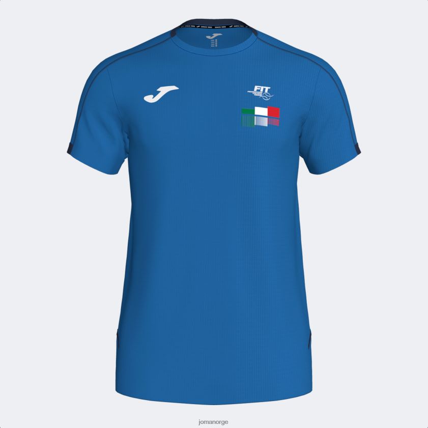 nei Joma skjorte kortermet konkurranse italiensk tennisforbund kongeblå FBD0T03460