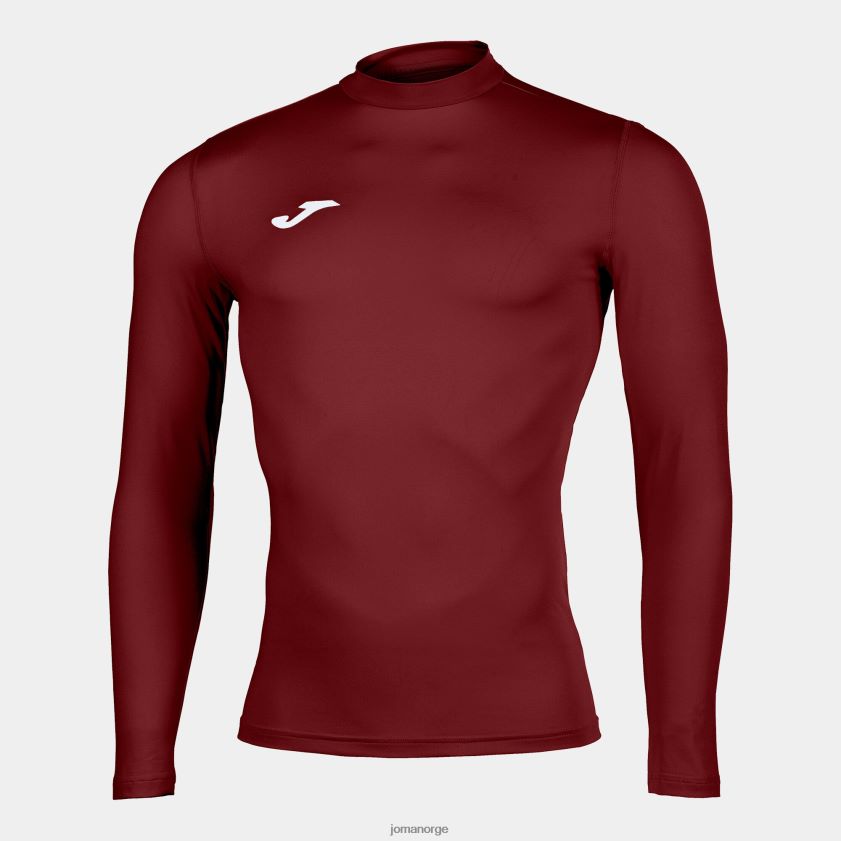 nei Joma langermet skjorte brama academy burgunder FBD0T03738