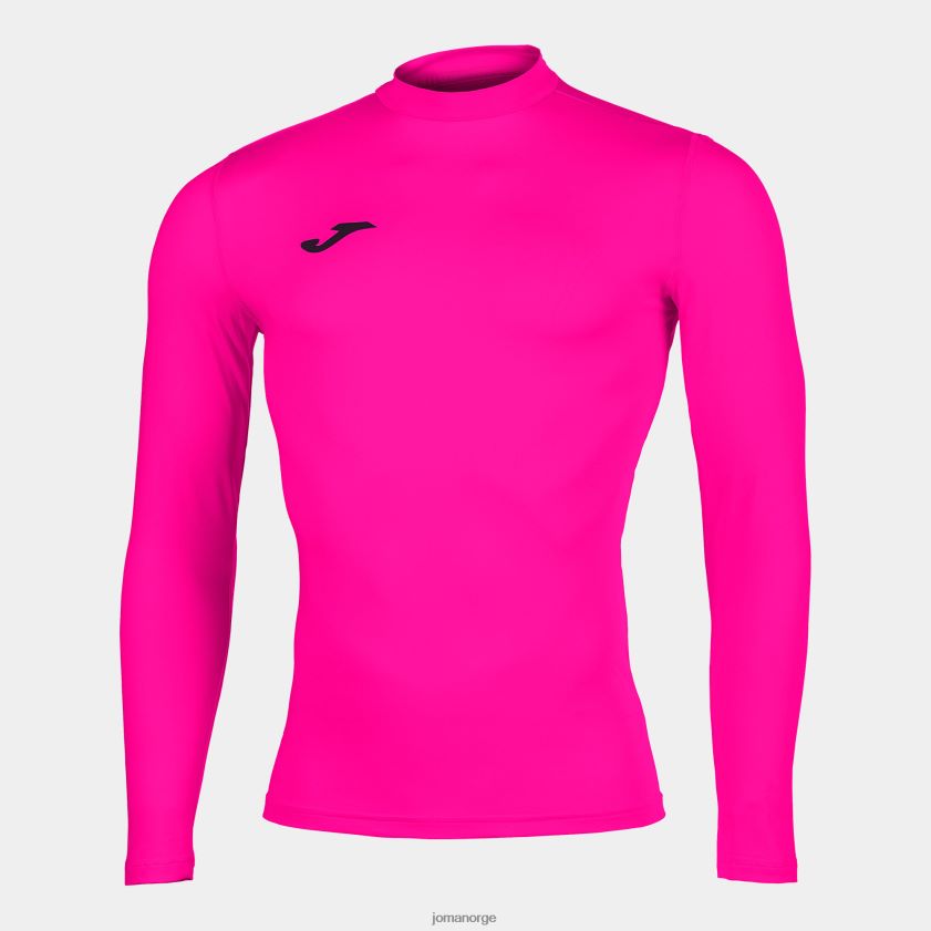 nei Joma langermet skjorte brama academy fluorescerende rosa FBD0T03917