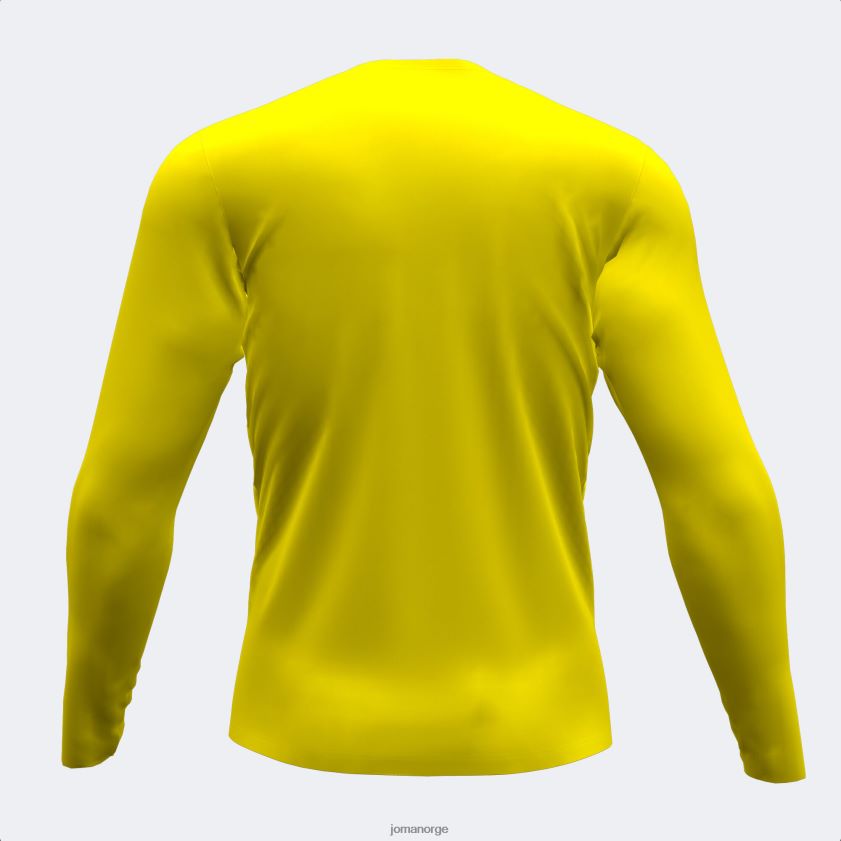 nei Joma langermet skjorte brama academy gul FBD0T02451