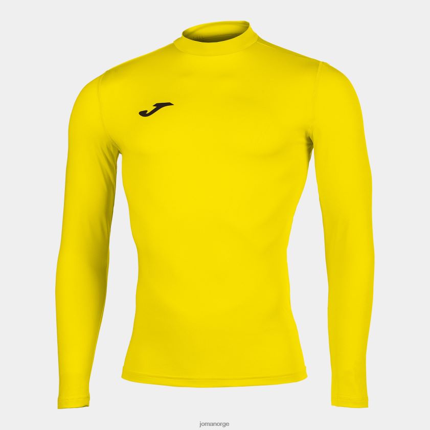 nei Joma langermet skjorte brama academy gul FBD0T02452