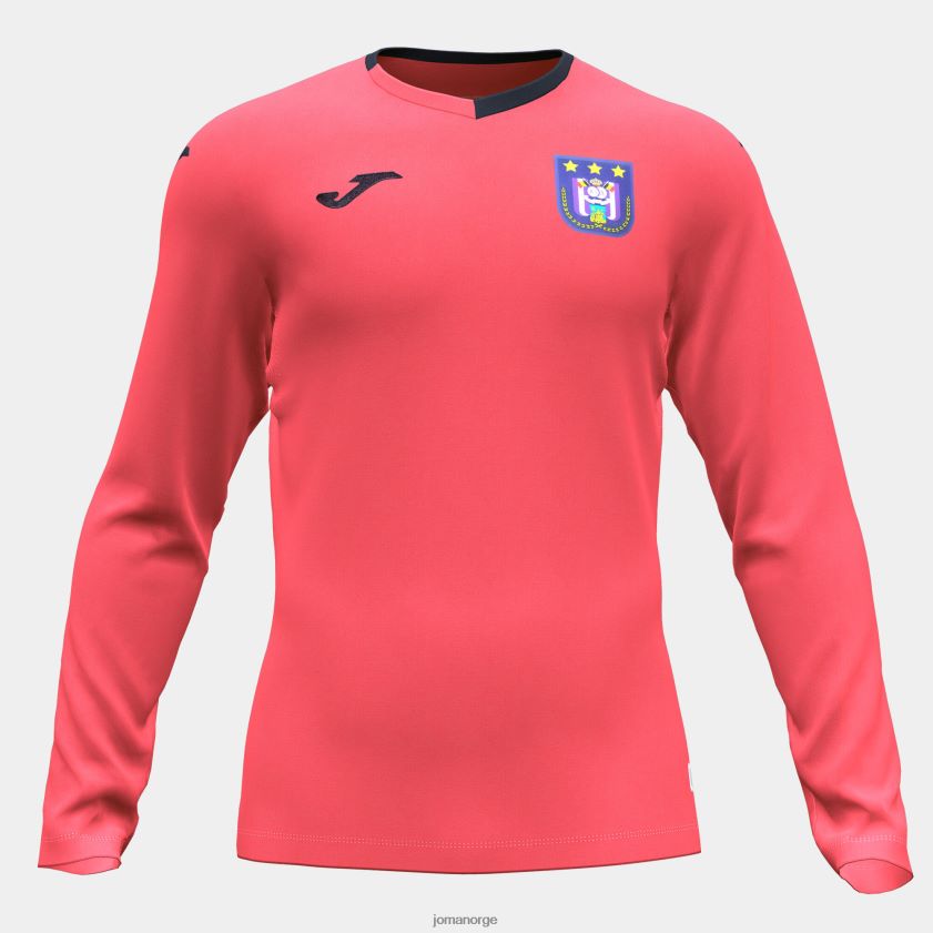 nei Joma langermet skjorte målvakt rsc anderlecht 22/23 fluorescerende koraller FBD0T01361