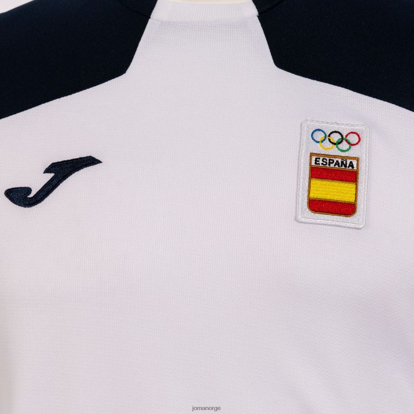 nei Joma langermet skjorte spansk olympiske komité hvit FBD0T03233