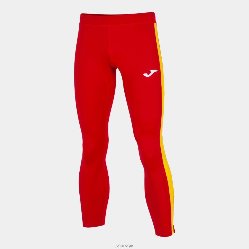nei Joma lange tights elite vii rød gul FBD0T01334