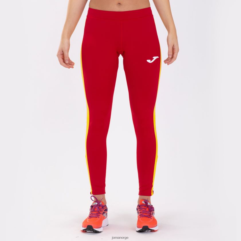 nei Joma lange tights elite vii rød gul FBD0T01334