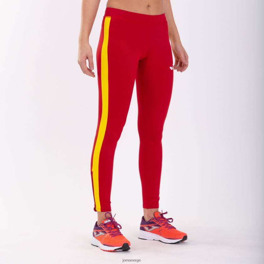 nei Joma lange tights elite vii rød gul FBD0T01334