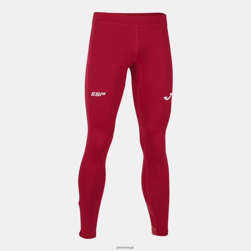 nei Joma lange tights kongelig spansk friidrettsforbund rød FBD0T0908