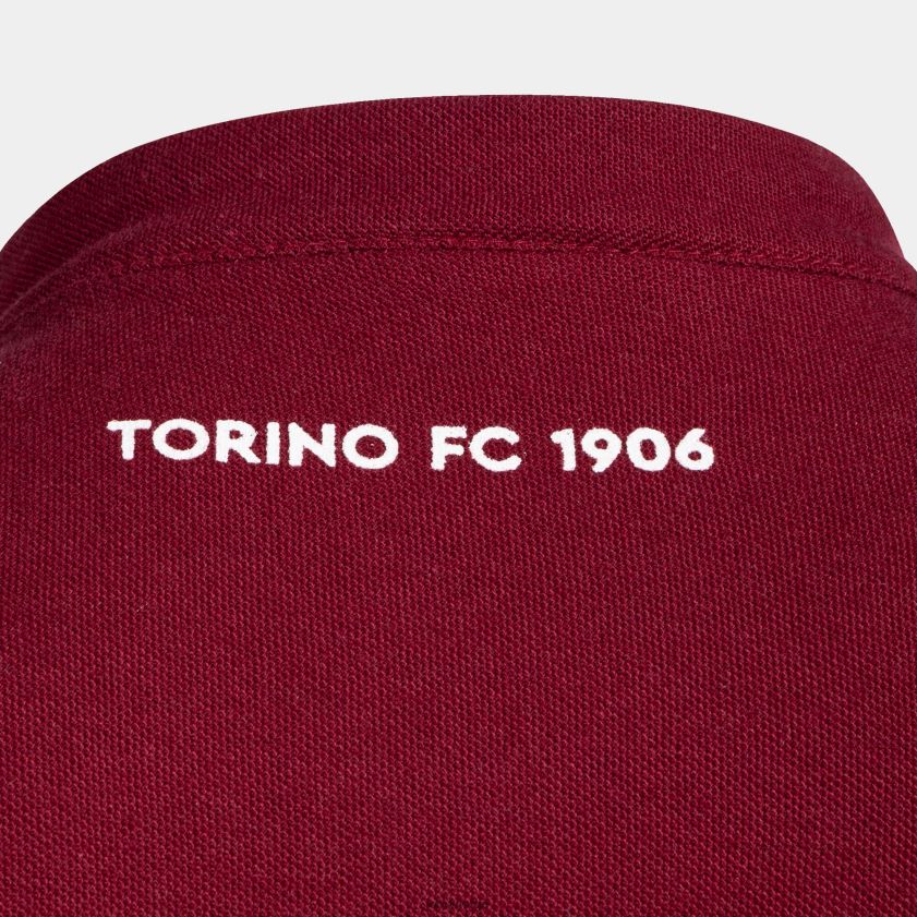 nei Joma poloskjorte kortermet fritid torino 22/23 burgunder FBD0T03499