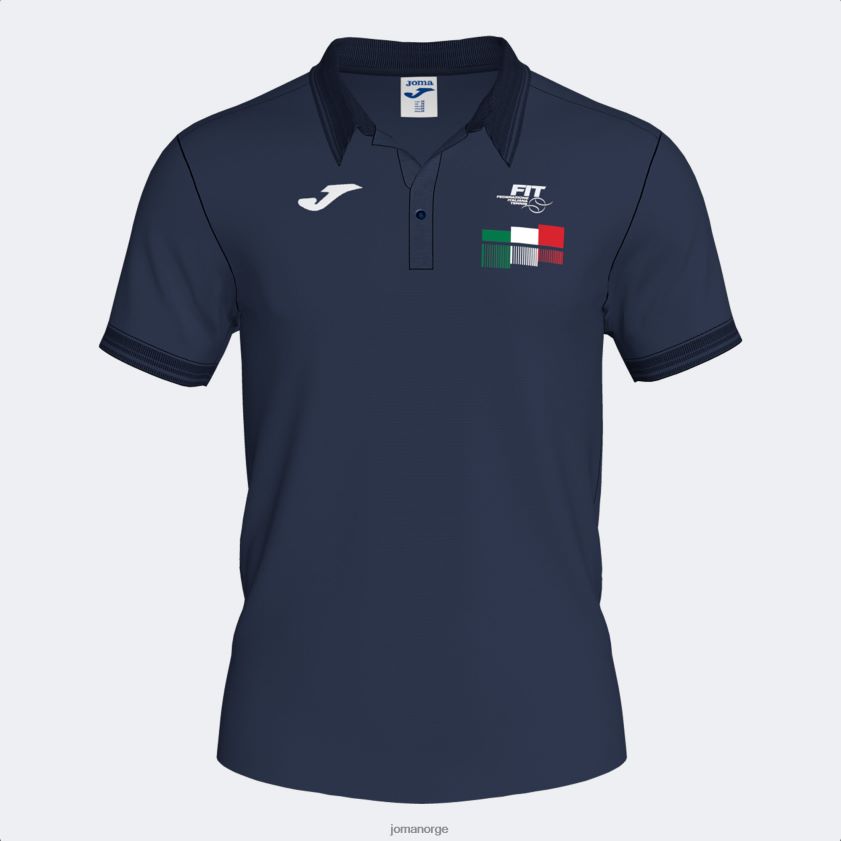 nei Joma poloskjorte kortermet italiensk tennis- og padelforbund marineblå FBD0T0140