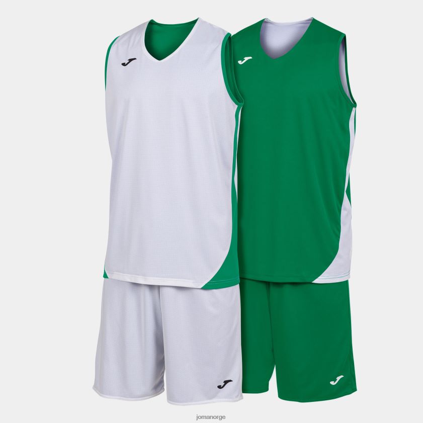 nei Joma sett kansas grønn hvit FBD0T0718