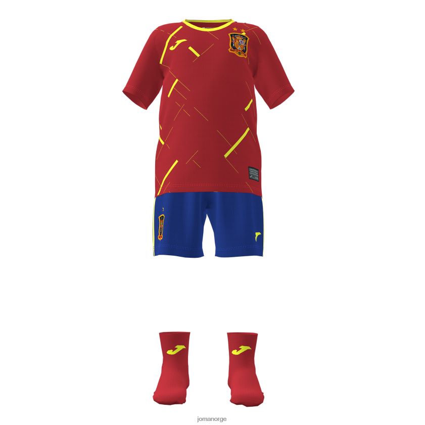 nei Joma sett spansk futsal utvalg junior rød kongeblå FBD0T04102