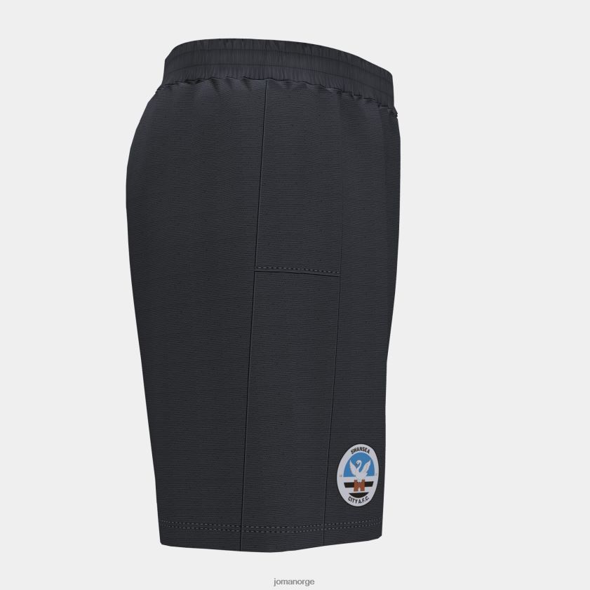 nei Joma shorts fritid swansea 22/23 mørkegrå FBD0T0259