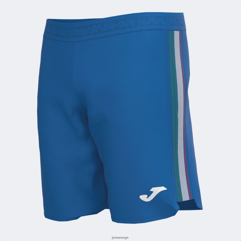 nei Joma shorts italiensk tennis- og padelforbund kongeblå FBD0T0111