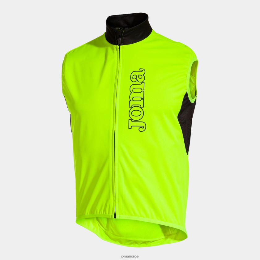 nei Joma gilet crono fluorescerende gul svart FBD0T0982