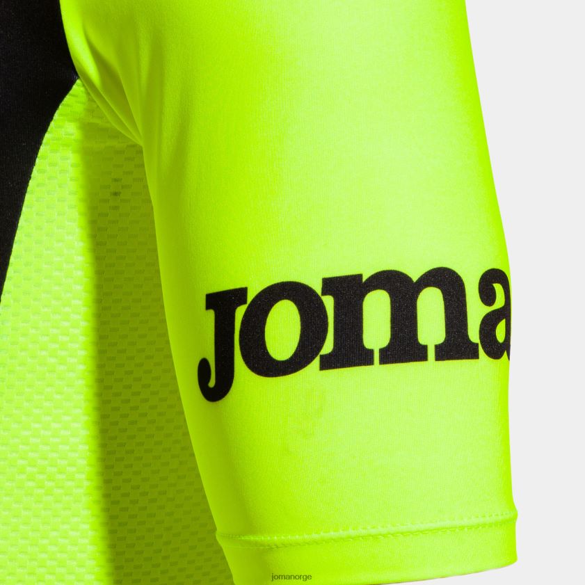 nei Joma sykkeltrøye crono svart fluorescerende gul FBD0T0742