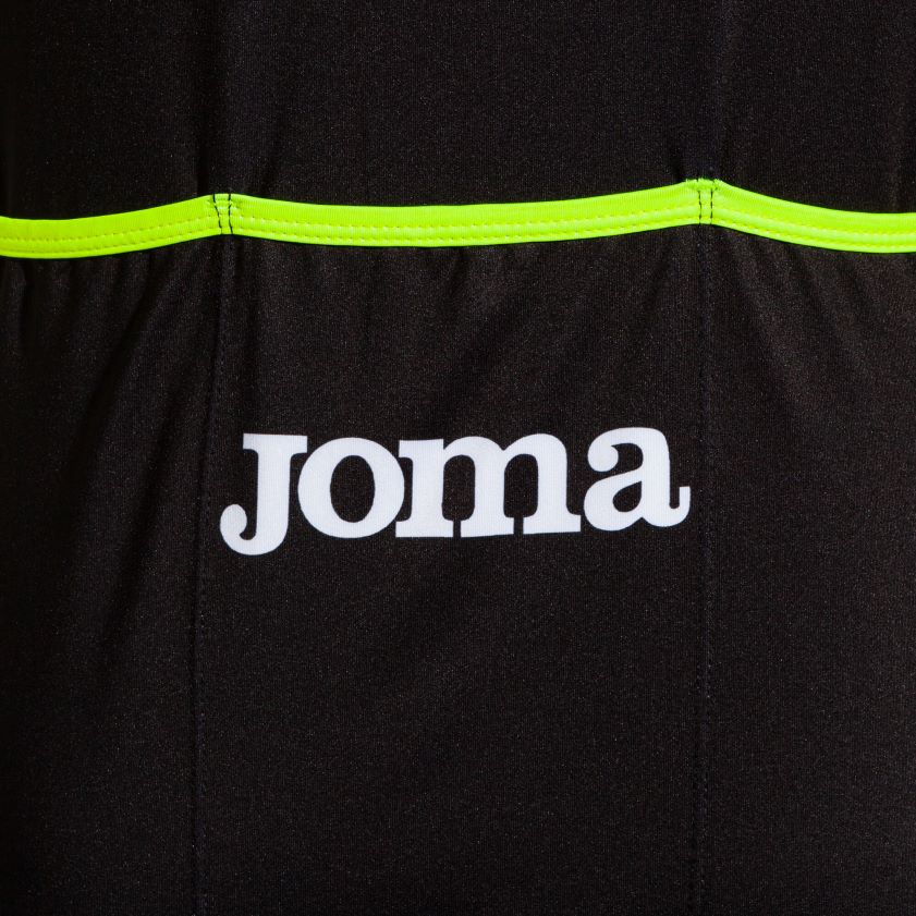 nei Joma sykkeltrøye crono svart fluorescerende gul FBD0T0742