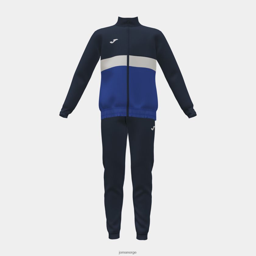 nei Joma treningsdress gutte stripe marineblå FBD0T02785