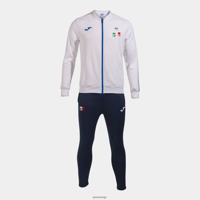 nei Joma treningsdress italiensk tennisforbund hvit FBD0T0759