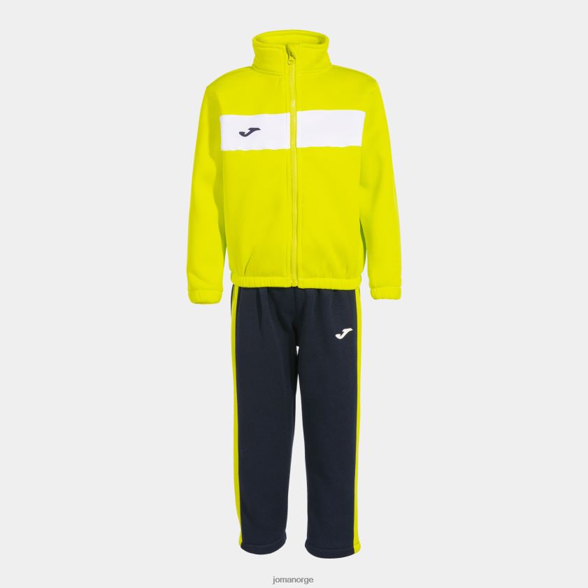 nei Joma treningsdress junior stripe lime marineblå FBD0T02739