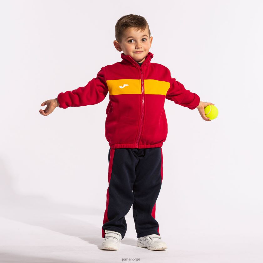 nei Joma treningsdress junior stripe rød marineblå FBD0T02771