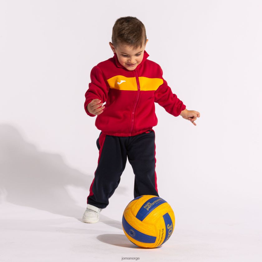 nei Joma treningsdress junior stripe rød marineblå FBD0T02771