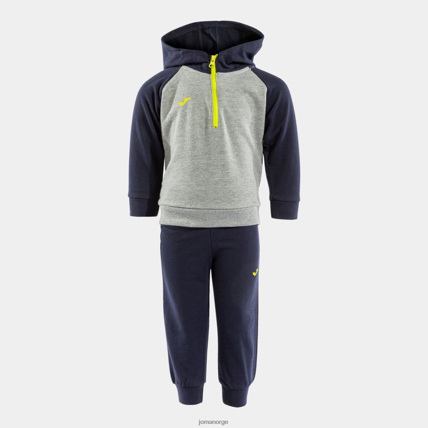 nei Joma treningsdress juniorløve marineblå melange grå FBD0T04092