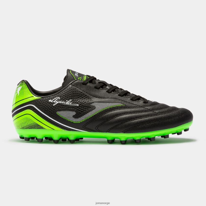 nei Joma fotballsko aguila 22 kunstgress svart fluorescerende grønn FBD0T016