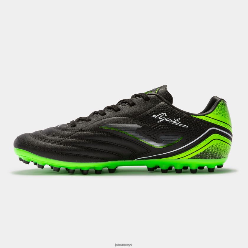 nei Joma fotballsko aguila 22 kunstgress svart fluorescerende grønn FBD0T016