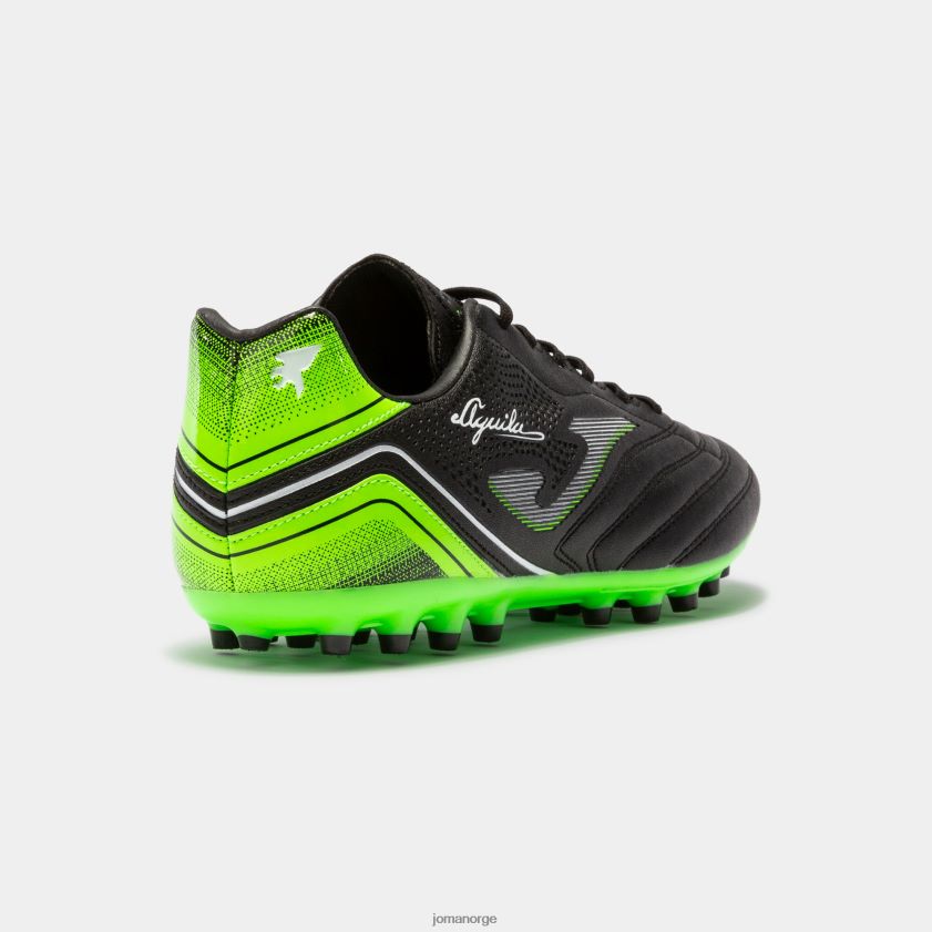 nei Joma fotballsko aguila 22 kunstgress svart fluorescerende grønn FBD0T016