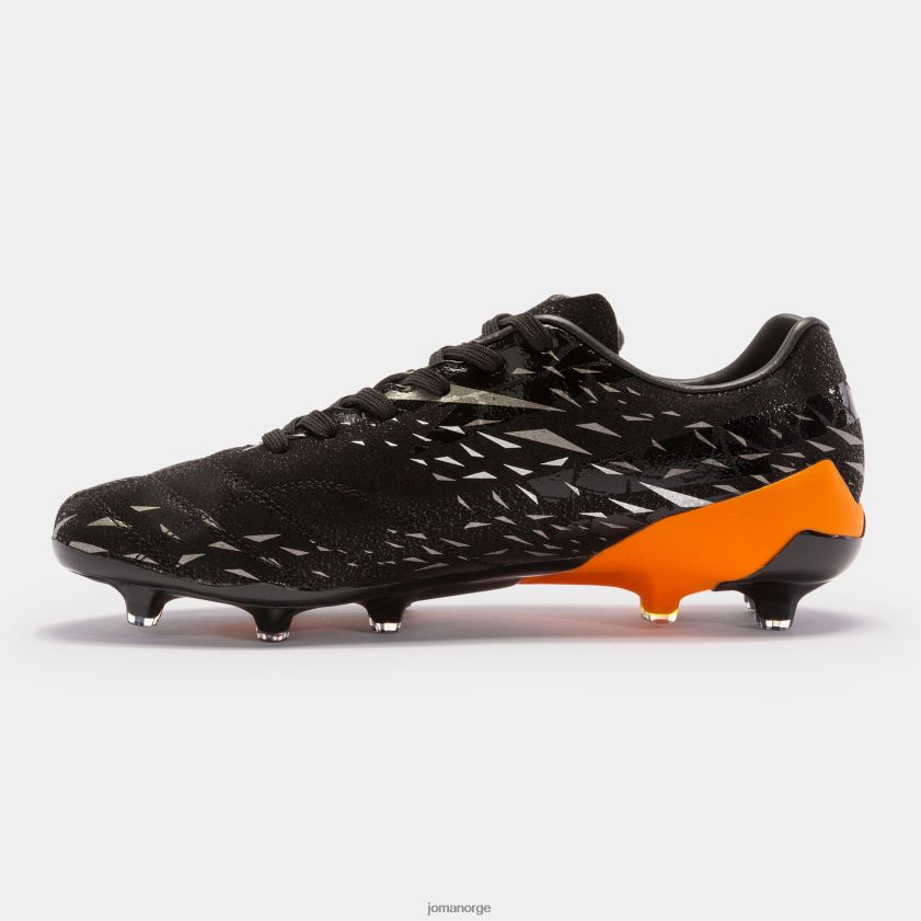 nei Joma fotballsko evolution cup 23 fast bakke fg svart oransje FBD0T0200