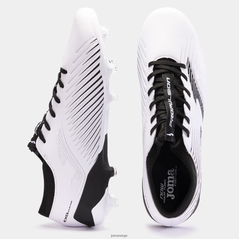 nei Joma fotballsko fremdriftskopp 23 fast grunn fg hvit svart FBD0T03931