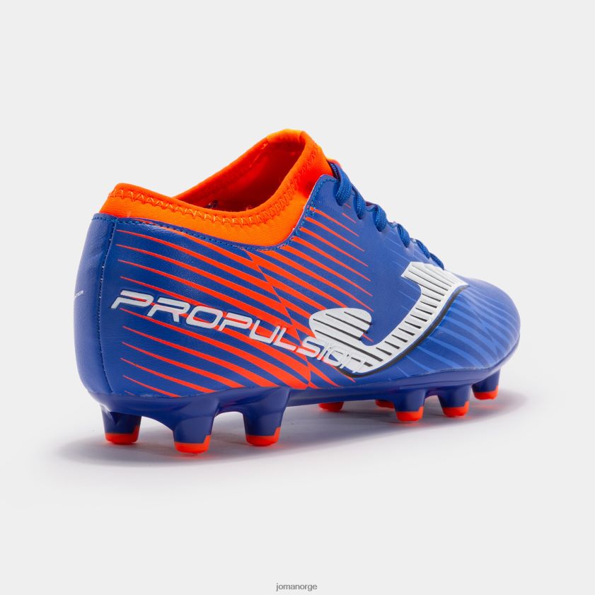 nei Joma fotballsko fremdriftskopp 23 fast grunn fg kongeblå fluorescerende oransje FBD0T02408