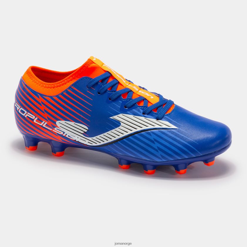 nei Joma fotballsko fremdriftskopp 23 fast grunn fg kongeblå fluorescerende oransje FBD0T02408
