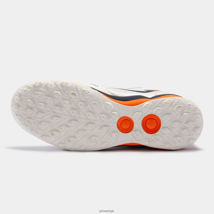 nei Joma fotballsko fs reactive 23 turf hvit marineblå FBD0T012