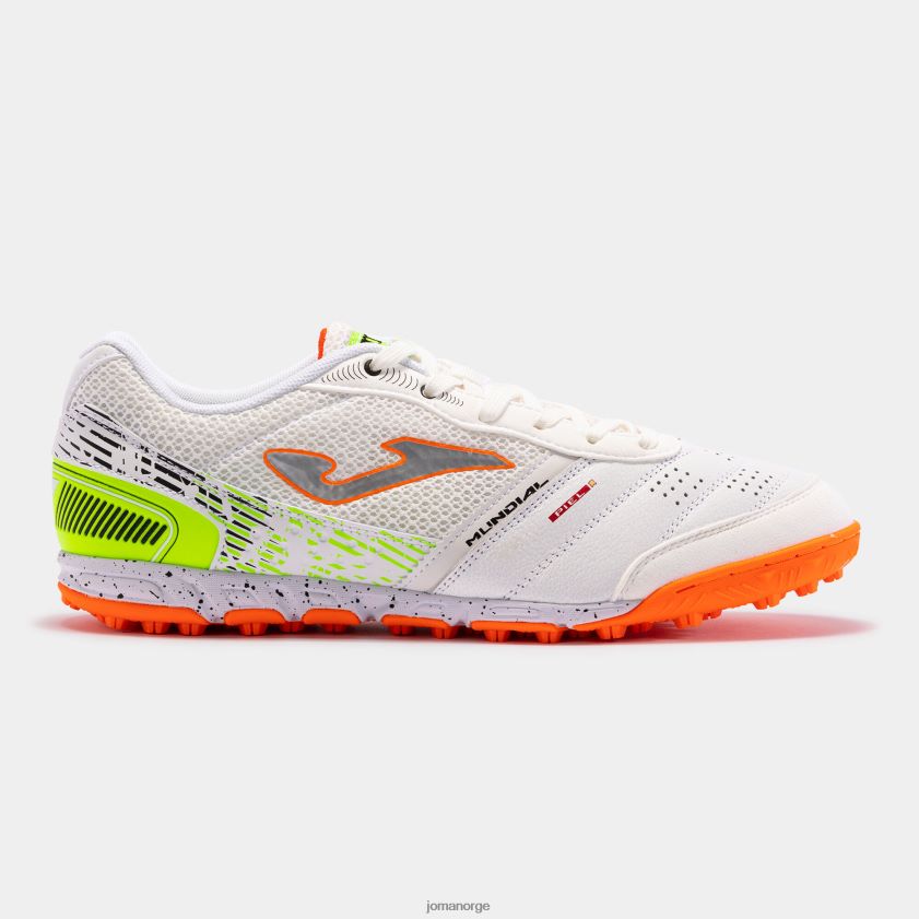 nei Joma fotballsko mundial 23 turf hvit korall FBD0T039
