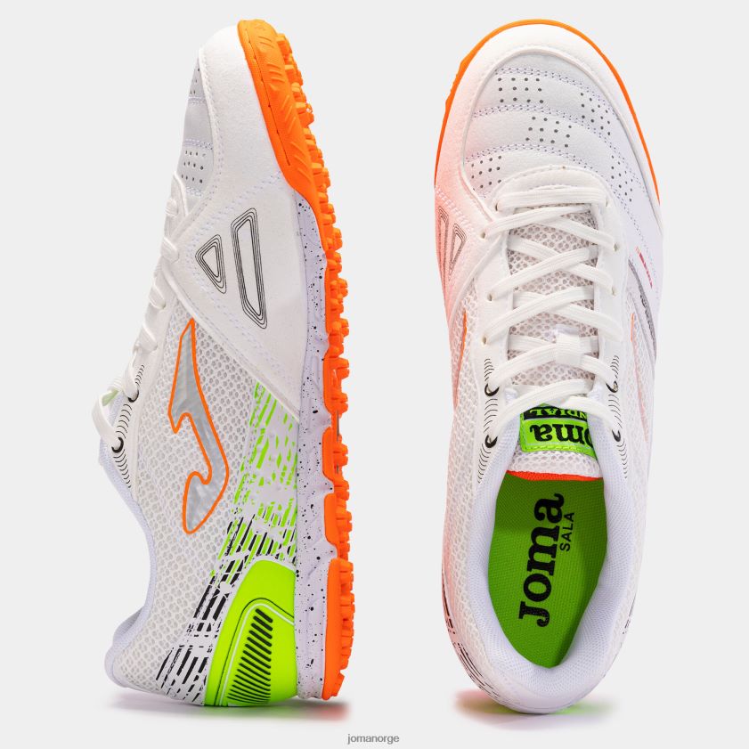 nei Joma fotballsko mundial 23 turf hvit korall FBD0T039