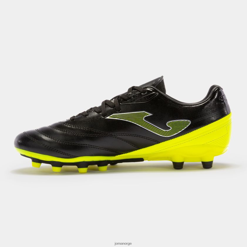 nei Joma fotballsko numero-10 23 fast underlag fg svart fluorescerende gul FBD0T01112