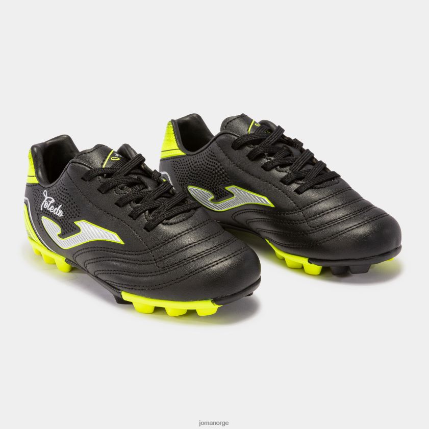 nei Joma fotballsko toledo 22 hard ground hg junior svart FBD0T04344