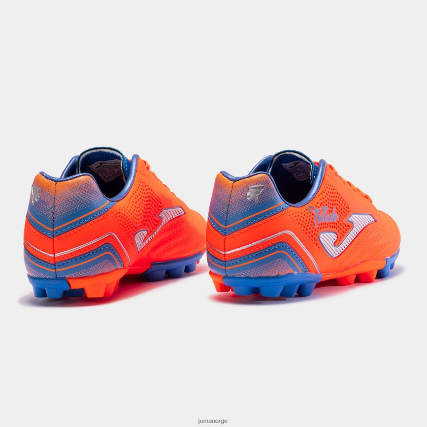 nei Joma fotballsko toledo jr 23 hard ground hg junior oransje kongeblå FBD0T02796
