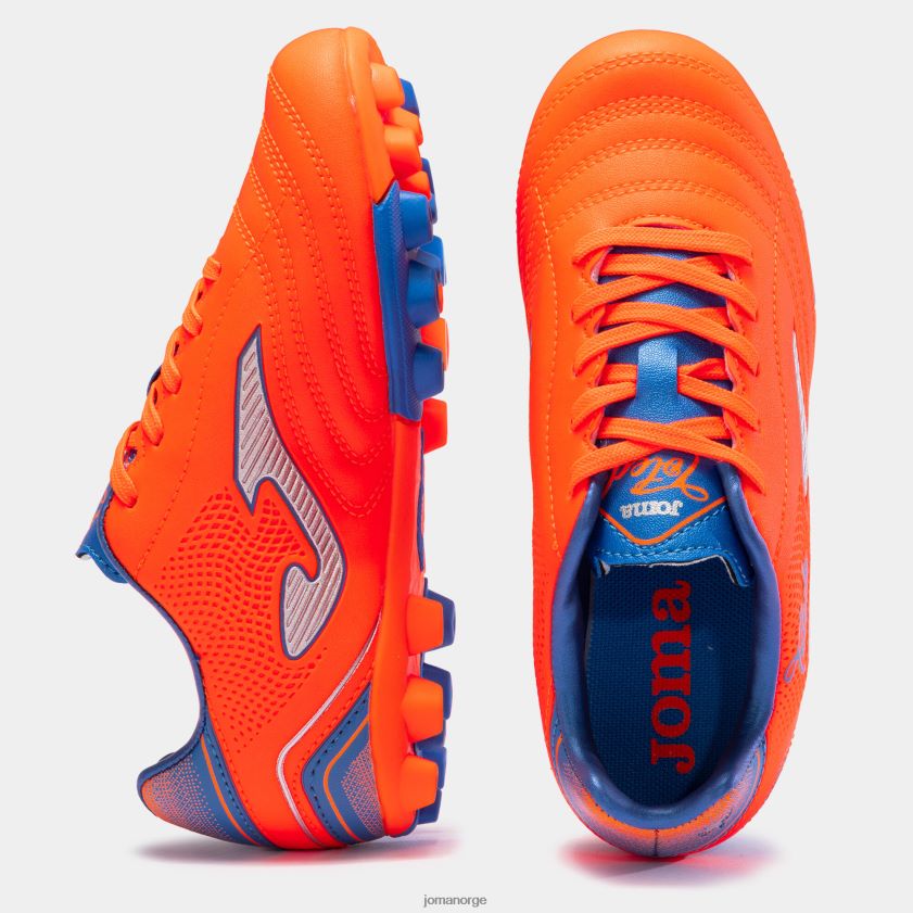 nei Joma fotballsko toledo jr 23 hard ground hg junior oransje kongeblå FBD0T04453