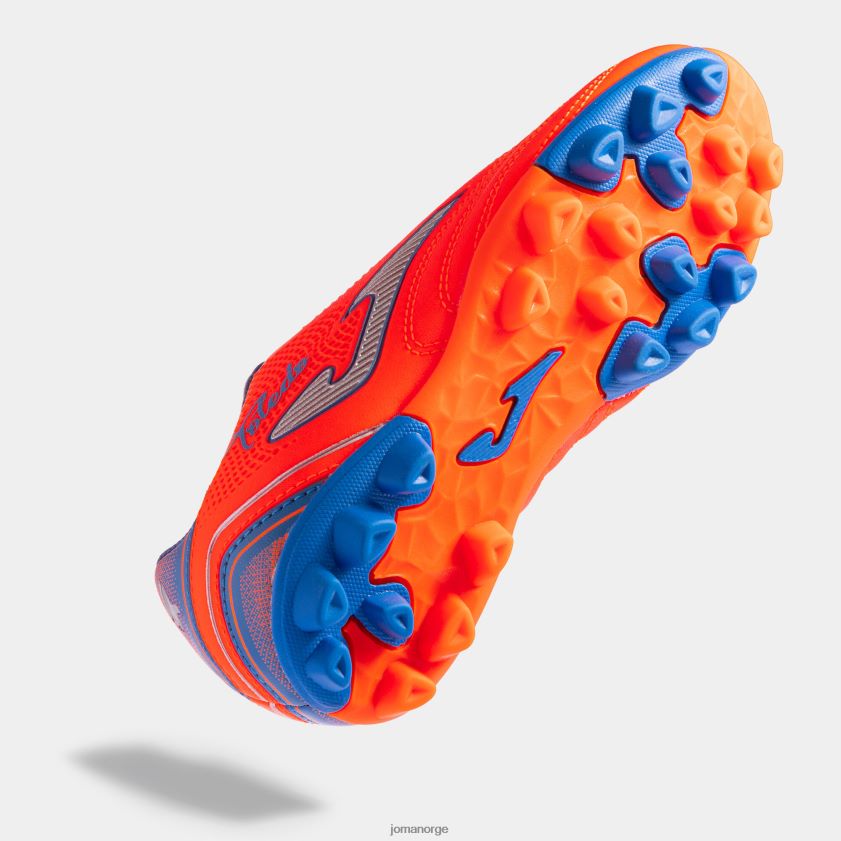 nei Joma fotballsko toledo jr 23 hard ground hg junior oransje kongeblå FBD0T04453