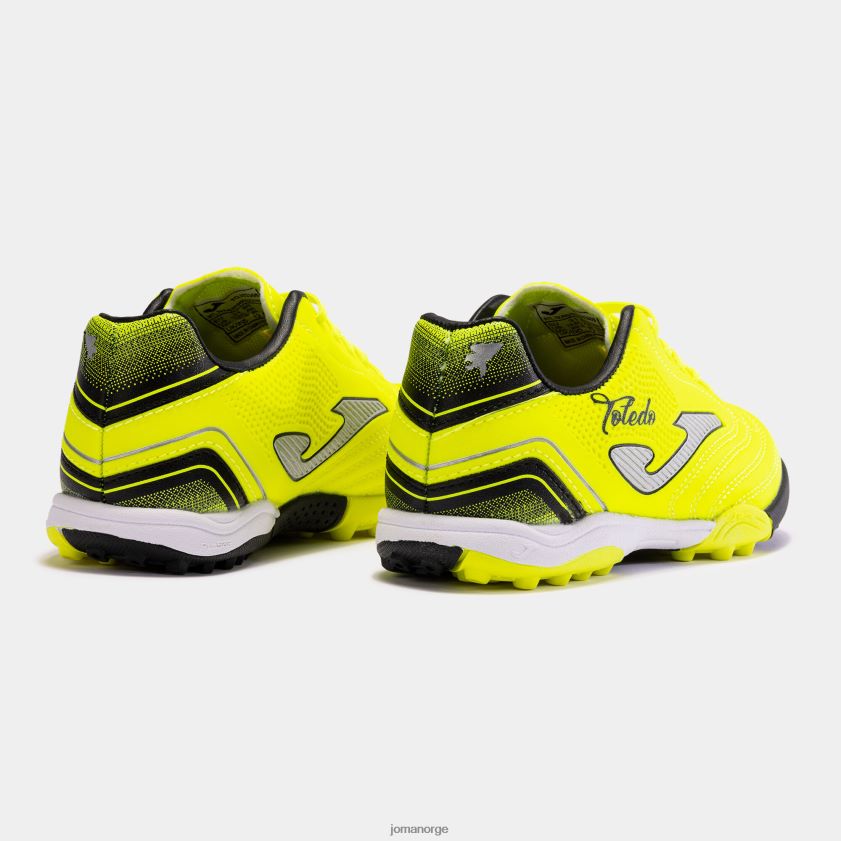 nei Joma fotballsko toledo jr 23 torv junior fluorescerende gul svart FBD0T02696