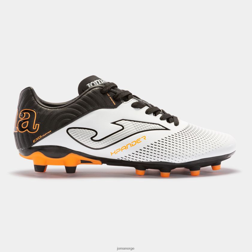 nei Joma fotballsko xpander 23 fast grunn fg hvit svart FBD0T048