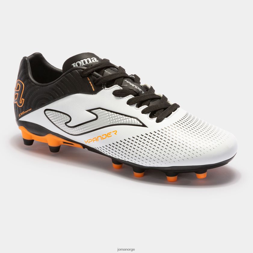 nei Joma fotballsko xpander 23 fast grunn fg hvit svart FBD0T048