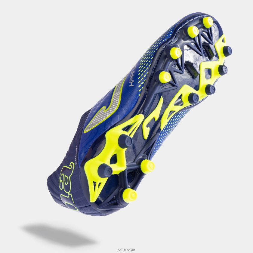 nei Joma fotballsko xpander 23 fast grunn fg kongeblå fluorescerende grønn FBD0T080