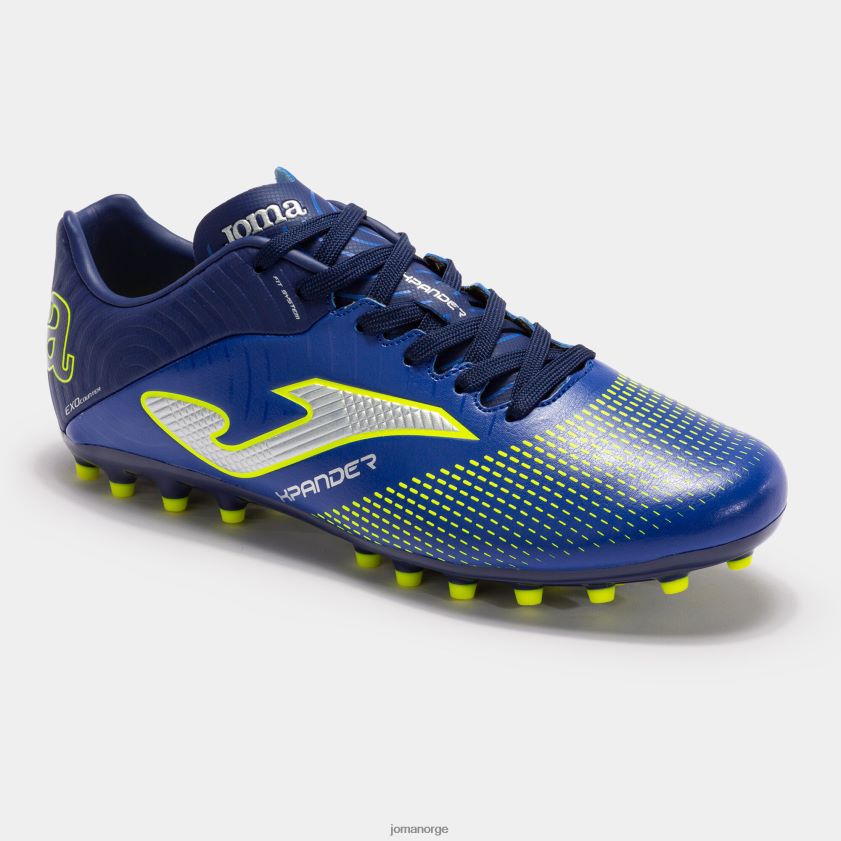 nei Joma fotballsko xpander 23 kunstgress kongeblå fluorescerende grønn FBD0T0422