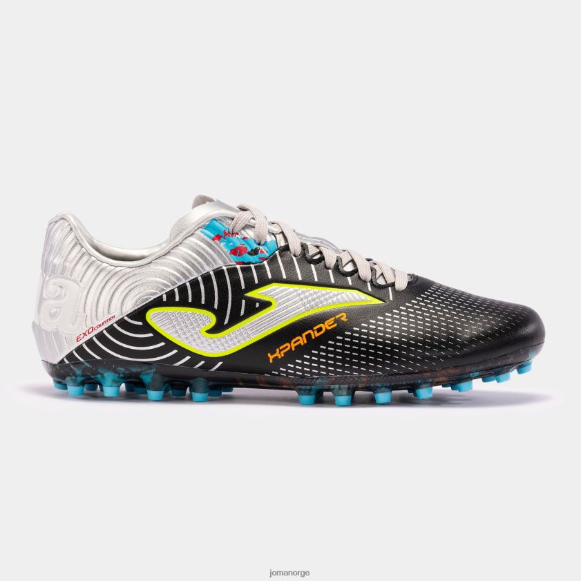 nei Joma fotballsko xpander 23 kunstgress svart sølv FBD0T0589