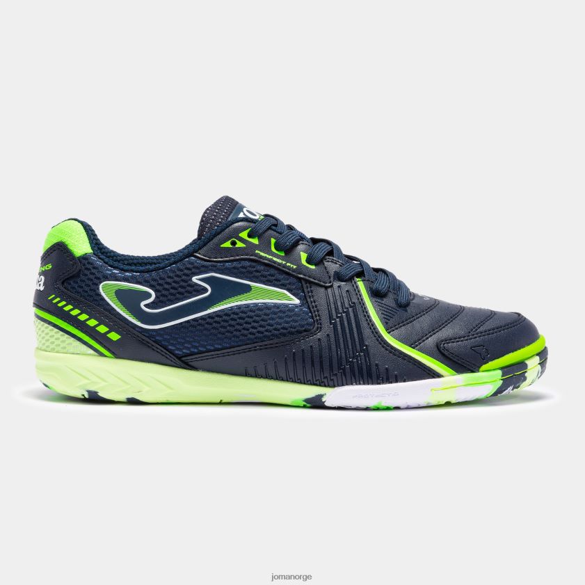 nei Joma futsal sko dribling 23 innendørs marineblå gul FBD0T01368