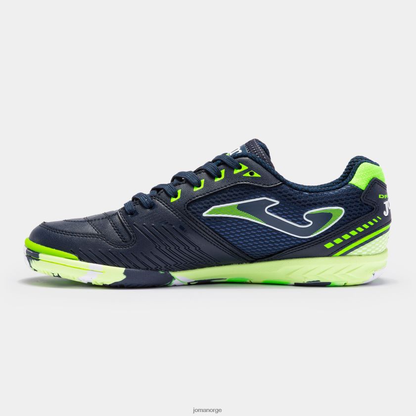 nei Joma futsal sko dribling 23 innendørs marineblå gul FBD0T01368